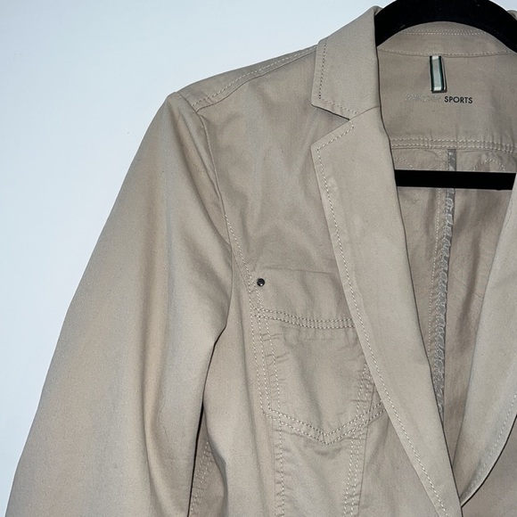 MARCCAIN Clay Single Breasted 2 button closure Lapel Colar Blazer size 8 - Picture 6 of 16